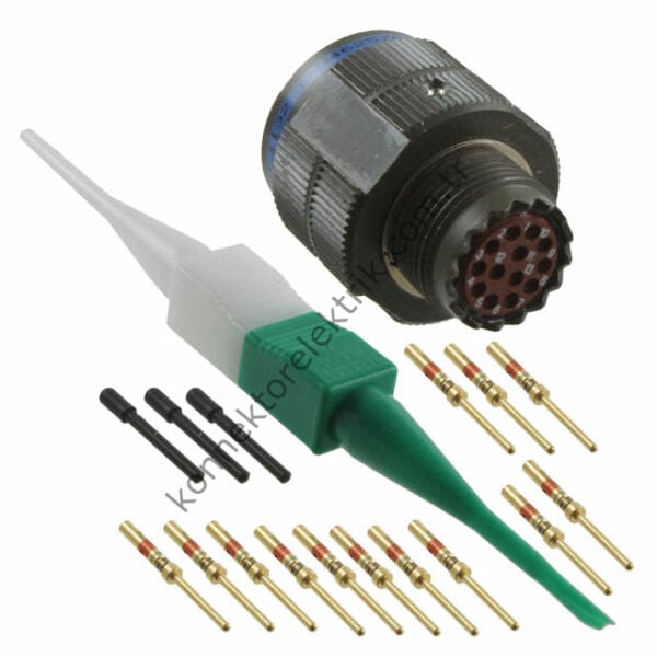 Q&S D38999/26WB35PN (MIL-DTL) 13 Pin Kablo Tipi Erkek Askeri Konnektör