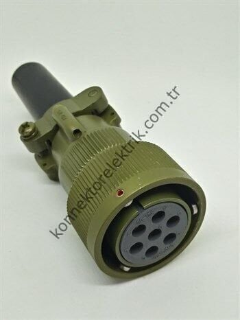 KUKDONG KDB06E 20-15S 7 Pin Metal Kasa Bayonet Kablo Tipi Dişi Askeri Konnektör