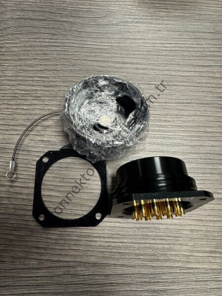 WEIPU WL52K19Z 19 Pin IP67 Metal Kasa Panel Tipi Dişi Su Geçirmez Konnektör