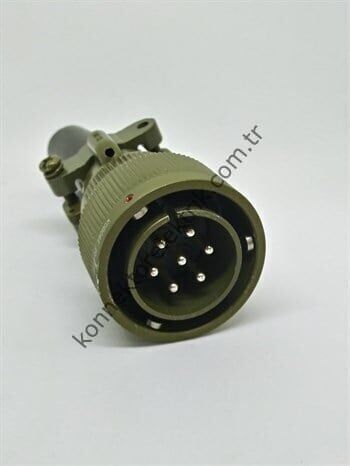 KUKDONG KDB06E 20-15P 7 Pin Metal Kasa Bayonet Kablo Tipi Erkek Askeri Konnektör