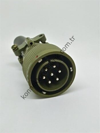 KUKDONG KDB06E 20-15P 7 Pin Metal Kasa Bayonet Kablo Tipi Erkek Askeri Konnektör