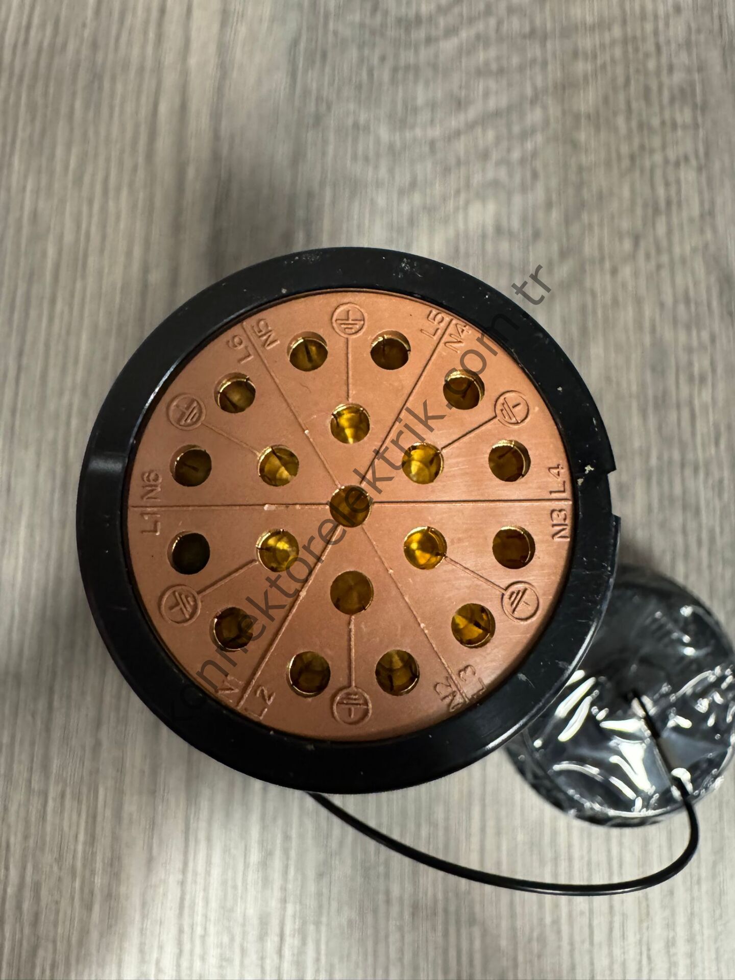 WEIPU WL52K19TIIB 19 Pin IP67 Metal Kasa Kablo Tipi Dişi Su Geçirmez Konnektör
