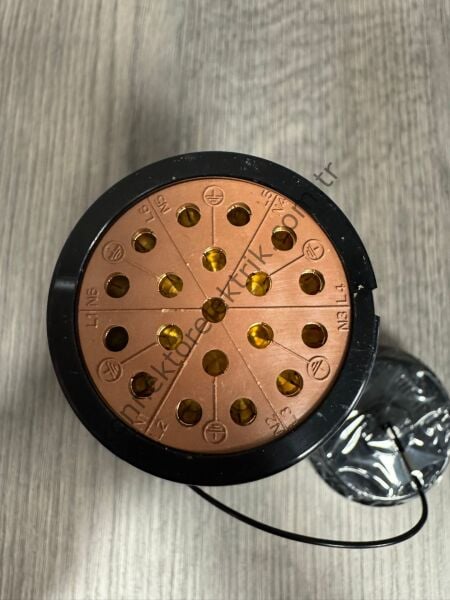 WEIPU WL52K19TII 19 Pin IP67 Metal Kasa Kablo Tipi Dişi Su Geçirmez Konnektör