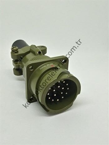 KUKDONG KDB00E 20-29P 17 Pin Metal Kasa Bayonet Karşıt Kablo Tipi Erkek Askeri Konnektör