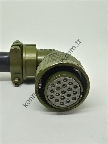 KUKDONG KDB08E 20A-48S 19 Pin Metal Kasa Bayonet Kablo Tipi Dişi Askeri Konnektör
