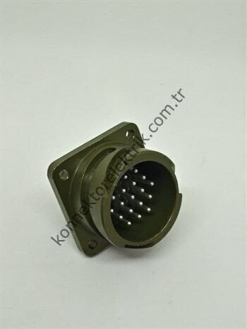 KUKDONG KDB02E 20A-48P 19 Pin Metal Kasa Bayonet Panel Tipi Erkek Askeri Konnektör