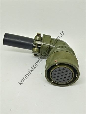 KUKDONG KDB08E 22-14S 19 Pin Metal Kasa Bayonet Kablo Tipi Dişi Askeri Konnektör