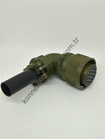 KUKDONG KDB08E 22-14S 19 Pin Metal Kasa Bayonet Kablo Tipi Dişi Askeri Konnektör