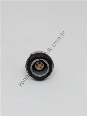 LEMO PKG.M0.5GL.LG 5 Pin Plastik Kasa Panel Tipi Dişi Medikal Konnektör