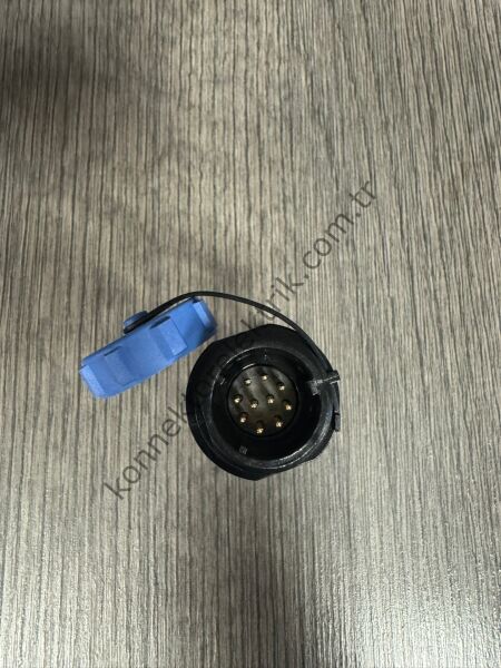 WEIPU SP1711/P10 10 Pin IP68 Plastik Kasa Karşıt Kablo Tipi Erkek Su Geçirmez Konnektör