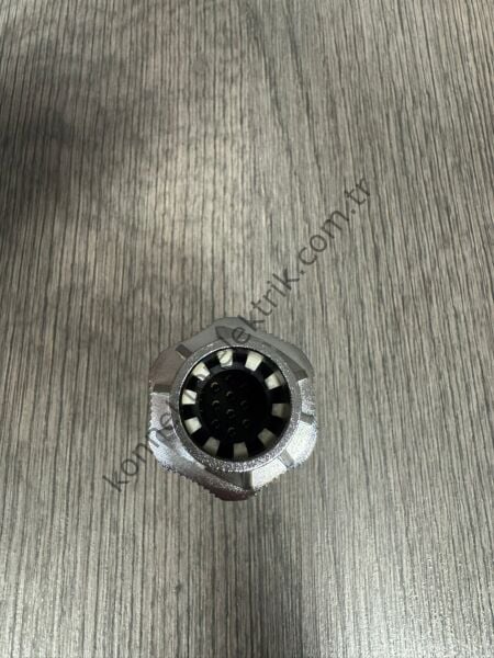 WEIPU WF28K12TE1 12 Pin IP67 Metal Kasa Kablo Tipi Dişi Su Geçirmez Konnektör