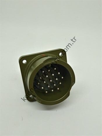 HZ CONNECTORS KDB02E 22-14P 19 Pin Metal Kasa Bayonet Panel Tipi Erkek Askeri Konnektör