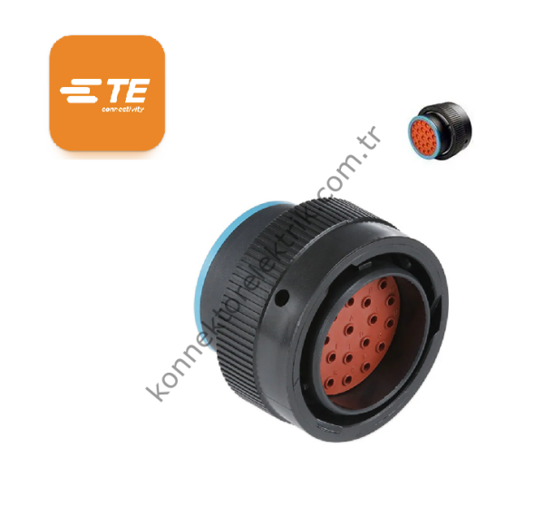 TE CONNECTIVITY HDP26-24-23PE 23 Pin Kablo Tipi Erkek Konnektör