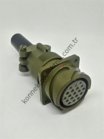 KUKDONG KDB00E 22-14S 14 Pin Metal Kasa Bayonet Karşıt Kablo Tipi Dişi Askeri Konnektör