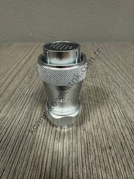 WEIPU WF28K20TE1 20 Pin IP67 Metal Kasa Kablo Tipi Dişi Su Geçirmez Konnektör