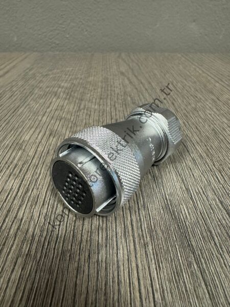 WEIPU WF28K20TE1 20 Pin IP67 Metal Kasa Kablo Tipi Dişi Su Geçirmez Konnektör