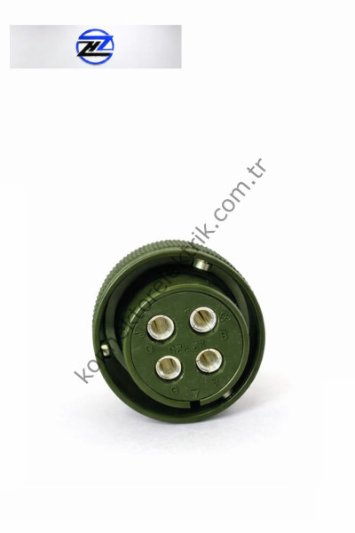 HZ CONNECTORS KDB06E 22-22S Bayonet Kablo Tipi Askeri Konnektör