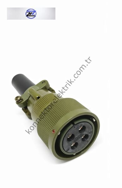 HZ CONNECTORS KDB06E 22-22S Bayonet Kablo Tipi Askeri Konnektör