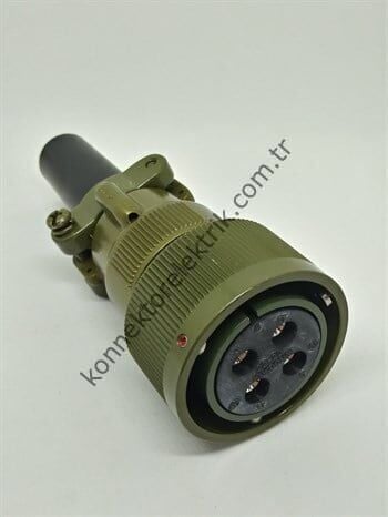 KDB06E 22-22S Bayonet Kablo Tipi Askeri Konnektör