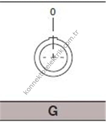 PKG.M0.9GL.LG 9 Pinli Panel Tipi Dişi Konnektör