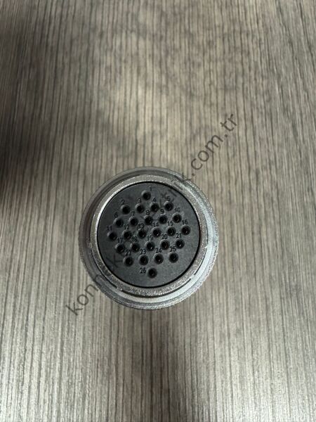 WEIPU WF28K26TE1 26 Pin IP67 Metal Kasa Kablo Tipi Dişi Su Geçirmez Konnektör