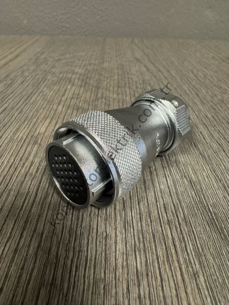 WEIPU WF28K26TE1 26 Pin IP67 Metal Kasa Kablo Tipi Dişi Su Geçirmez Konnektör