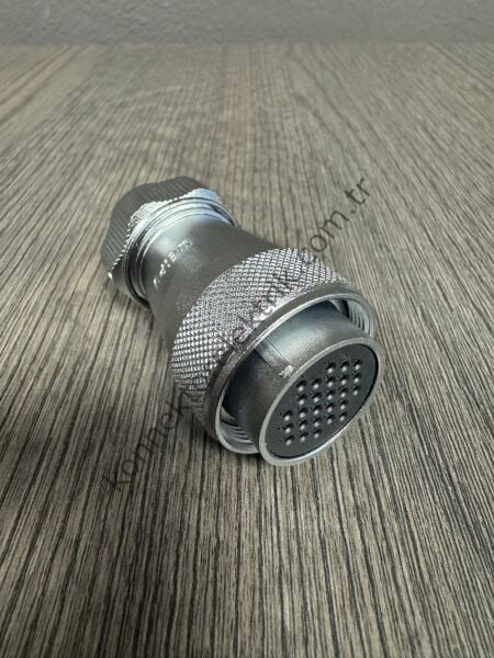 WEIPU WF28K26TE1 26 Pin IP67 Metal Kasa Kablo Tipi Dişi Su Geçirmez Konnektör