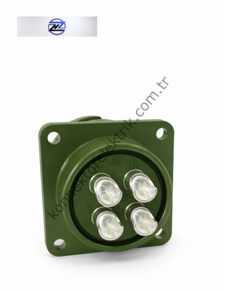 HZ CONNECTORS KDB02E 22-22P Bayonet Panel Tipi Askeri Konnektör