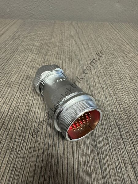 WEIPU WF28J26ZE1 26 Pin IP67 Metal Kasa Karşıt Kablo Tipi Erkek Su Geçirmez Konnektör