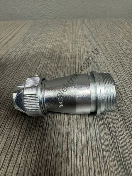 WEIPU WF28J26ZE1 26 Pin IP67 Metal Kasa Karşıt Kablo Tipi Erkek Su Geçirmez Konnektör