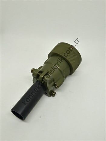 KUKDONG KDB06E 22-23S 8 Pin Metal Kasa Bayonet Kablo Tipi Dişi Askeri Konnektör