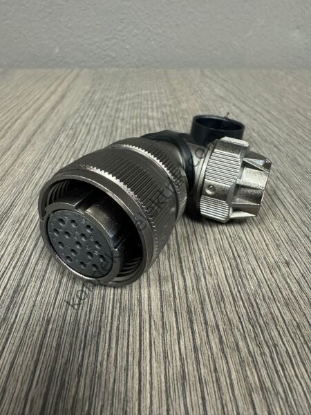 WEIPU WD28K15TU 15 Pin IP67 Metal Kasa 90° Kablo Tipi Dişi Su Geçirmez Konnektör