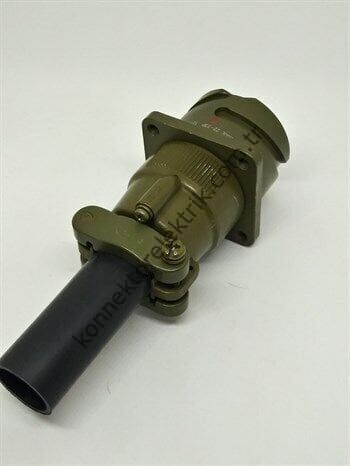 KUKDONG KDB00E 22-23P 8 Pin Metal Kasa Bayonet Karşıt Kablo Tipi Askeri Konnektör