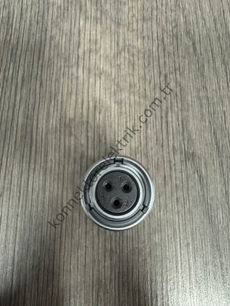WEIPU SF1610/S3 3 Pin IP67 Metal Kasa Kablo Tipi Dişi Su Geçirmez Konnektör