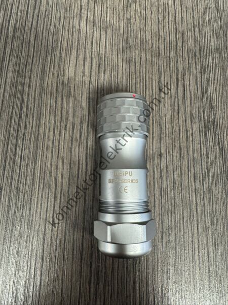 WEIPU SF1610/S3 3 Pin IP67 Metal Kasa Kablo Tipi Dişi Su Geçirmez Konnektör
