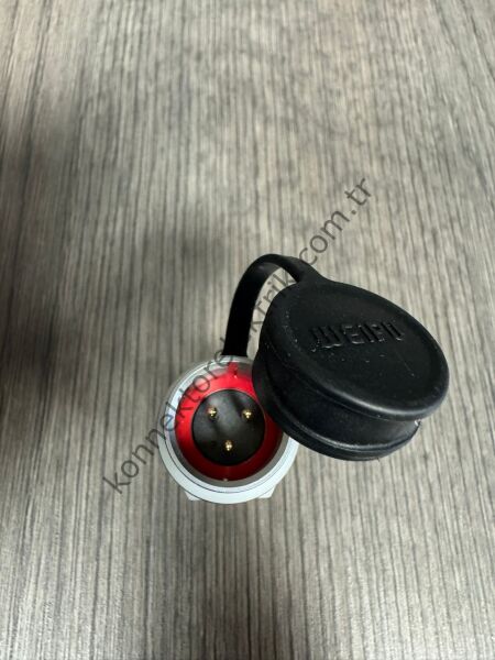 WEIPU SF1611/P3 3 Pin IP67 Metal Kasa Karşıt Kablo Tipi Erkek Su Geçirmez Konnektör