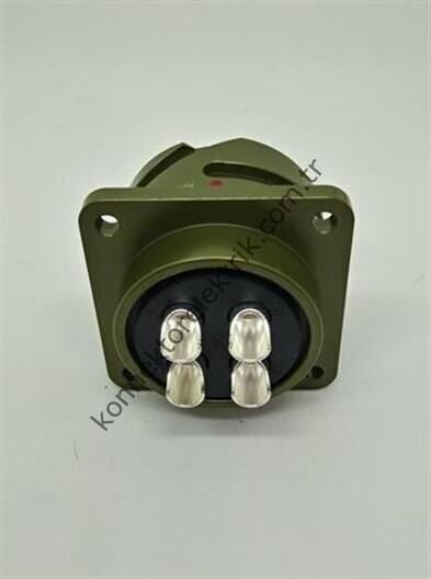 KUKDONG KDB02E 24-2PW 7 Pin Metal Kasa Bayonet Panel Tipi Askeri Konnektör