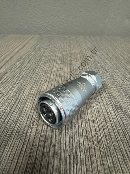 WEIPU SF2010/S4 4 Pin IP67 Metal Kasa Kablo Tipi Dişi Su Geçirmez Konnektör