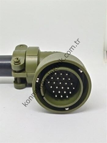 KUKDONG KDB08E 24-28P 24 Pin Metal Kasa Bayonet Kablo Tipi Erkek Askeri Konnektör