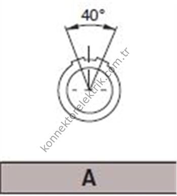 PKA.M1.4GL.LG 14 Pinli Panel Tipi Dişi Konnektör