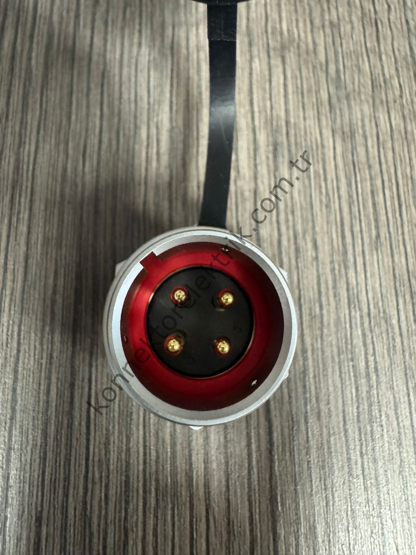 WEIPU SF2012/P4 4 Pin IP67 Metal Kasa Panel Tipi Erkek Su Geçirmez Konnektör