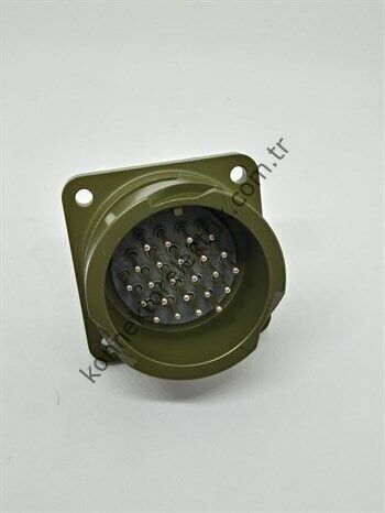 KUKDONG KDB02E 24-28P 24 Pin Metal Kasa Bayonet Panel Tipi Erkek Askeri Konnektör