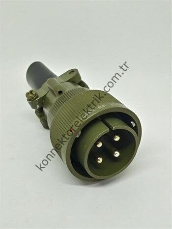 KUKDONG KDB06E 22-22P 4 Pin Metal Kasa Bayonet Kablo Tipi Erkek Askeri Konnektör
