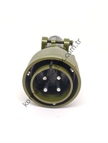 KUKDONG KDB06E 24-22P 4 Pin Metal Kasa Bayonet Kablo Tipi Askeri Konnektör