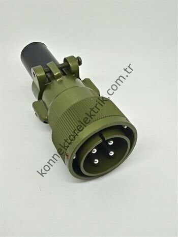 KUKDONG KDB06E 24-22P 4 Pin Metal Kasa Bayonet Kablo Tipi Askeri Konnektör