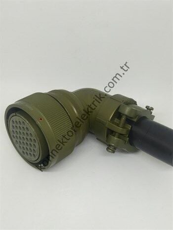 KUKDONG KDB08E 28-21S 37 Pin Metal Kasa Bayonet Kablo Tipi Dişi Askeri Konnektör