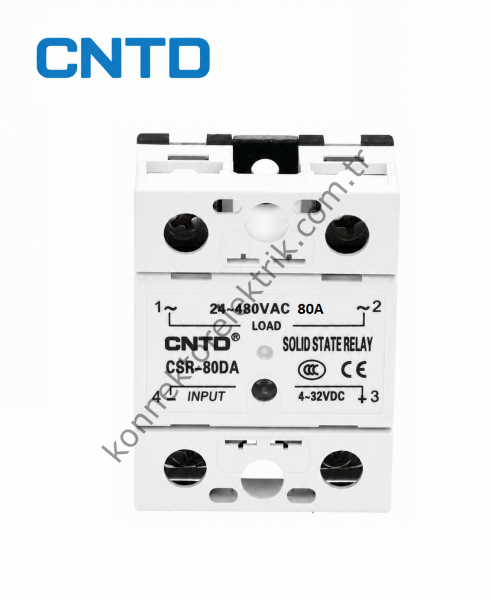 CNTD CSR-80DA DC Giriş-AC Çıkış 1Faz Solid State Röle