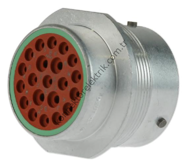 HD34-24-21PN 21(17+4) PİNLİ PANEL TİPİ ERKEK KONNEKTÖR