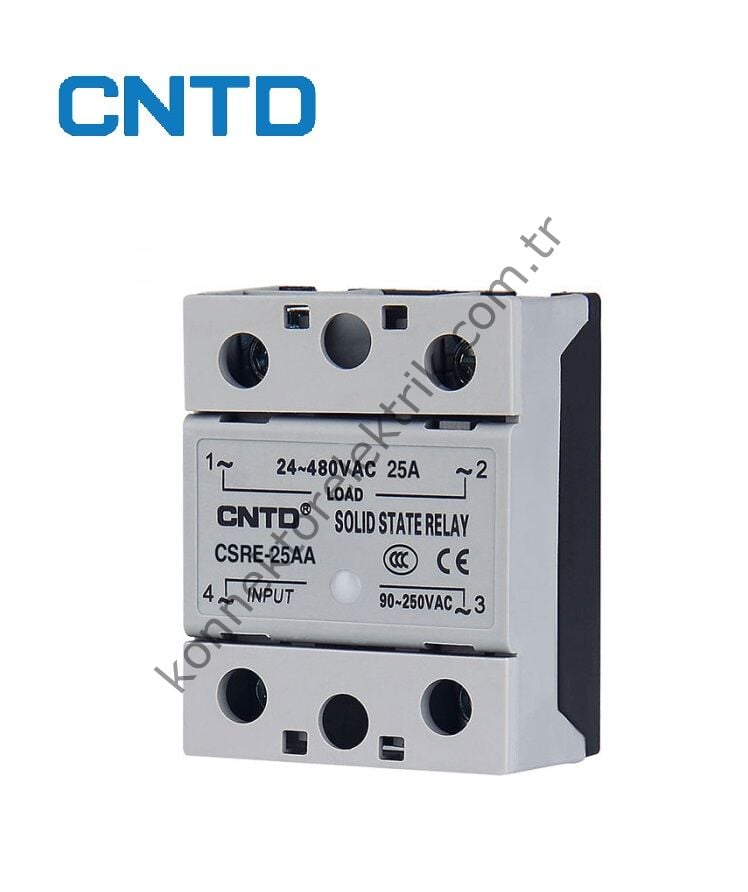 CNTD CSRE-25AA SSR AC Giriş-AC Çıkış 1Faz Solid State Röle