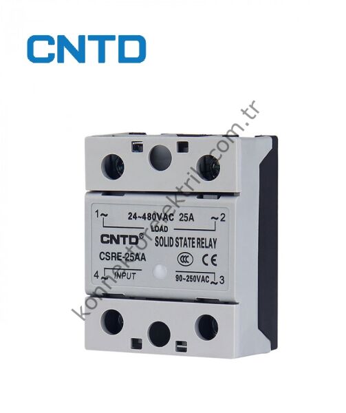 CNTD CSRE-25AA SSR AC Giriş-AC Çıkış 1Faz Solid State Röle
